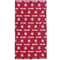 Chad & Jake Alabama Crimson Tide 30" x 60" Personalized Repeat Logo Vertical Towel