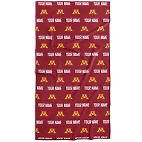 Chad & Jake Minnesota Golden Gophers 30" x 60" Personalized Repeat Logo Vertical Towel