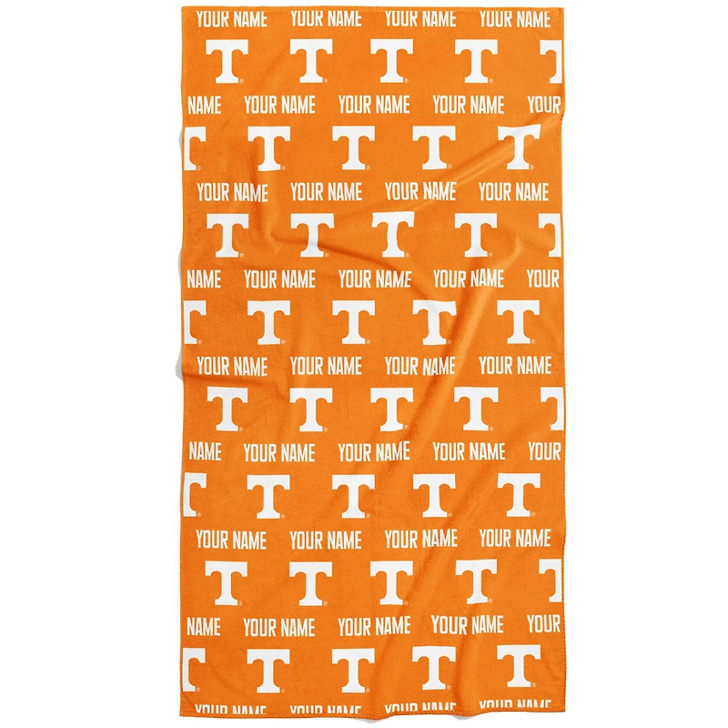 Chad & Jake Tennessee Volunteers 30" x 60" Personalized Repeat Logo Vertical Towel