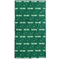 Chad & Jake Tulane Green Wave 30" x 60" Personalized Repeat Logo Vertical Towel