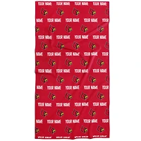 Chad & Jake Louisville Cardinals 30" x 60" Personalized Repeat Logo Vertical Towel