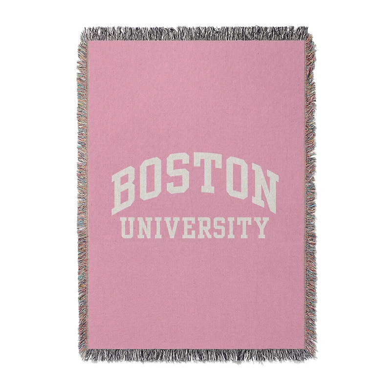 Chad & Jake Boston University Woven Blanket