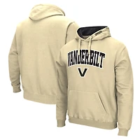 Men's Colosseum  Gold Vanderbilt Commodores Arch & Logo Pullover Hoodie