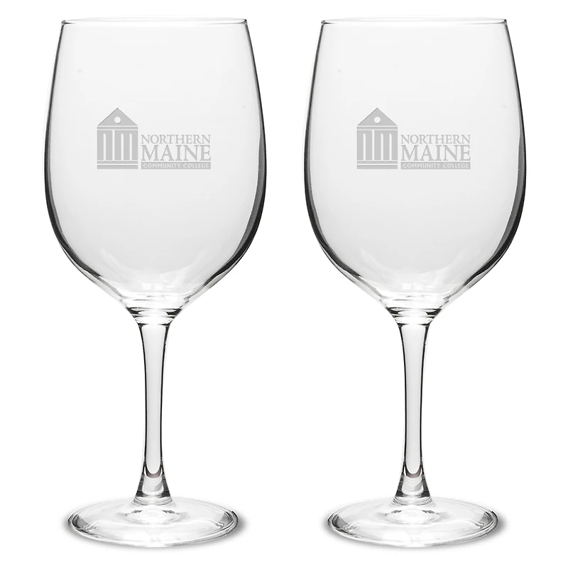 NMCC Falcon Two-Piece 19oz. Traditional Wine Glass Set