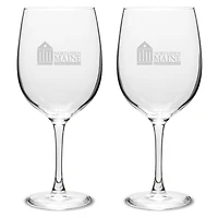 NMCC Falcon Two-Piece 19oz. Traditional Wine Glass Set