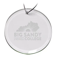 Big Sandy Community and Technical College 3'' Round Glass Ornament