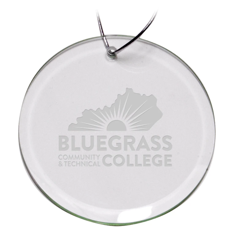 Bluegrass Community and Technical College 3'' Round Glass Ornament