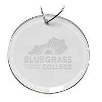 Bluegrass Community and Technical College 3'' Round Glass Ornament