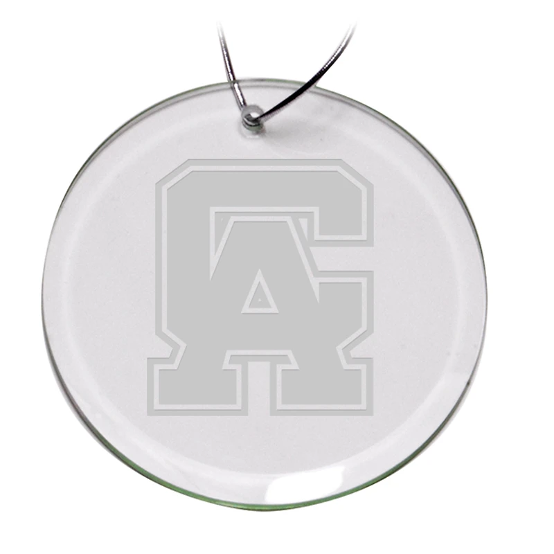 Central Alabama Community College Trojans 3'' Round Glass Ornament