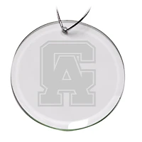Central Alabama Community College Trojans 3'' Round Glass Ornament