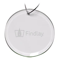Findlay Oilers 3'' Round Glass Ornament