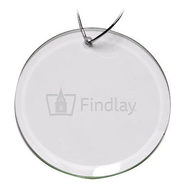 Findlay Oilers 3'' Round Glass Ornament