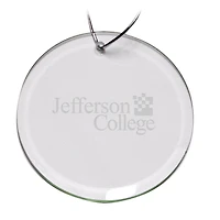 Jefferson Vikings 3'' Round Glass Ornament