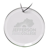 Jefferson Community and Technical College 3'' Round Glass Ornament