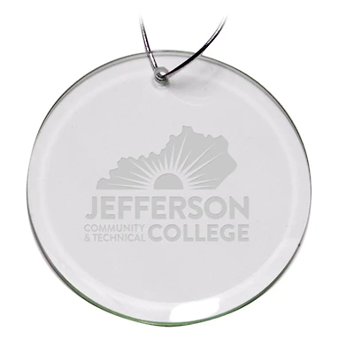 Jefferson Community and Technical College 3'' Round Glass Ornament