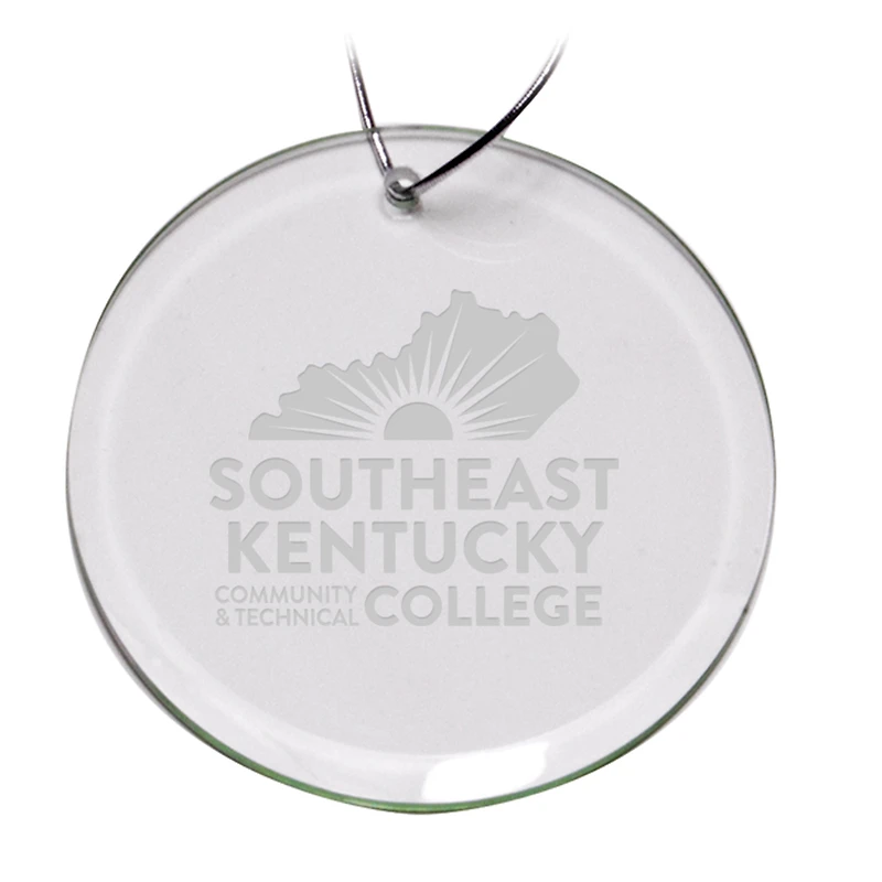 Southeast Kentucky Community & Technical College 3'' Round Glass Ornament