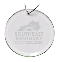 Southeast Kentucky Community & Technical College 3'' Round Glass Ornament