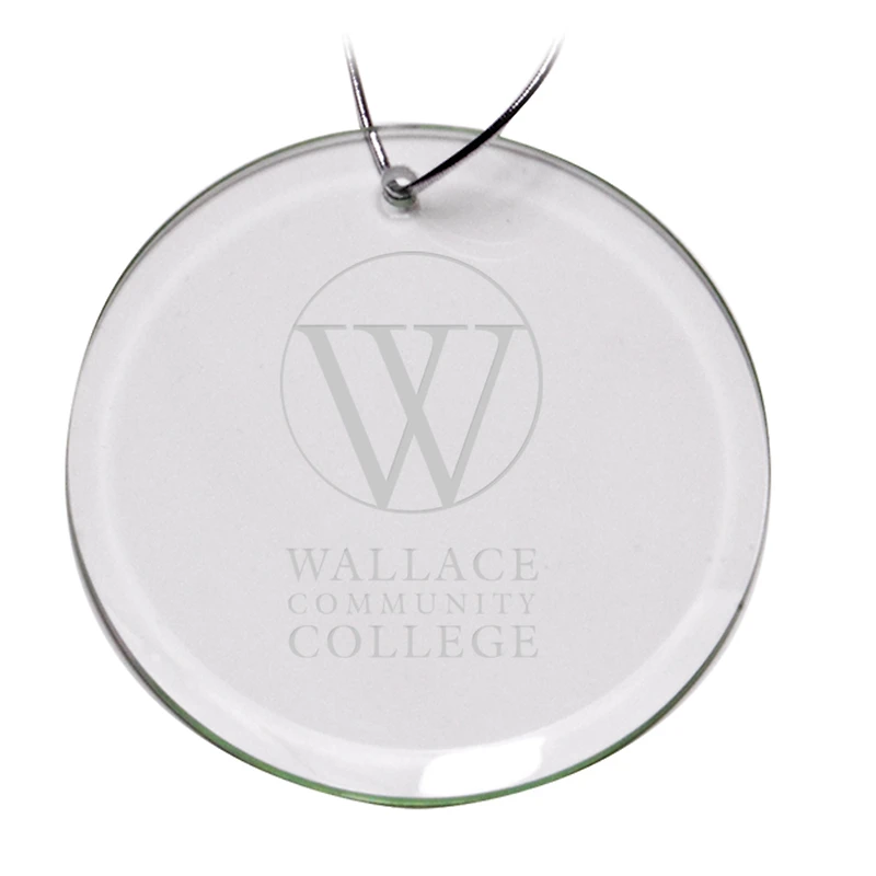 Wallace Governors 3'' Round Glass Ornament