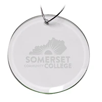 Somerset Community College 3'' Round Glass Ornament