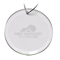 West Kentucky Community and Technical College 3'' Round Glass Ornament
