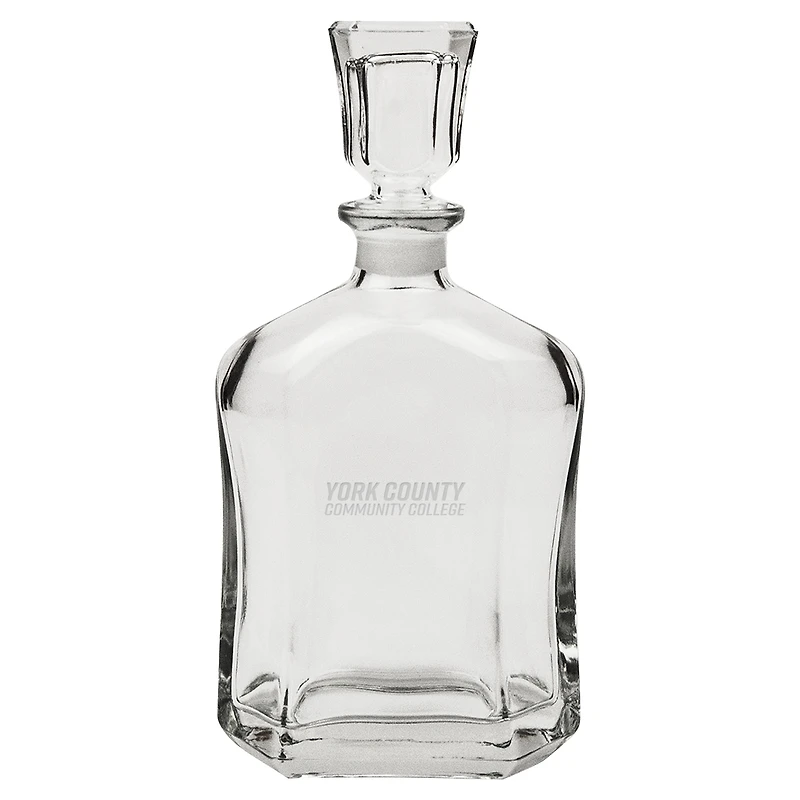 York County Hawks 23.75oz. Crystal Whisky Decanter