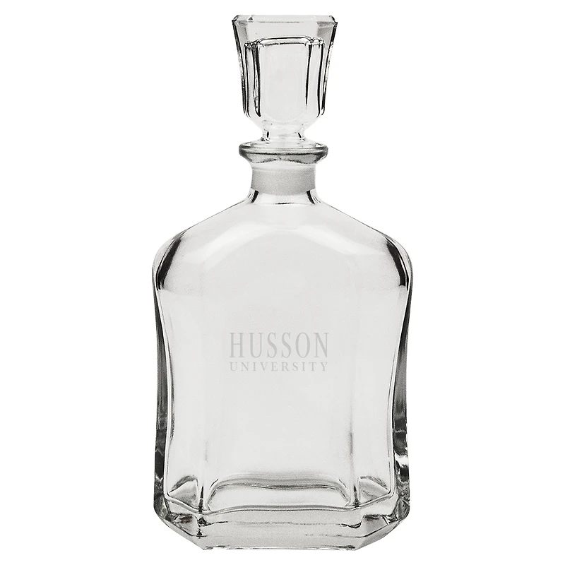 Husson University Eagles 23.75oz. Crystal Whisky Decanter