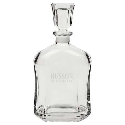 Husson University Eagles 23.75oz. Crystal Whisky Decanter