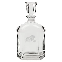Jefferson Community and Technical College 23.75oz. Crystal Whisky Decanter