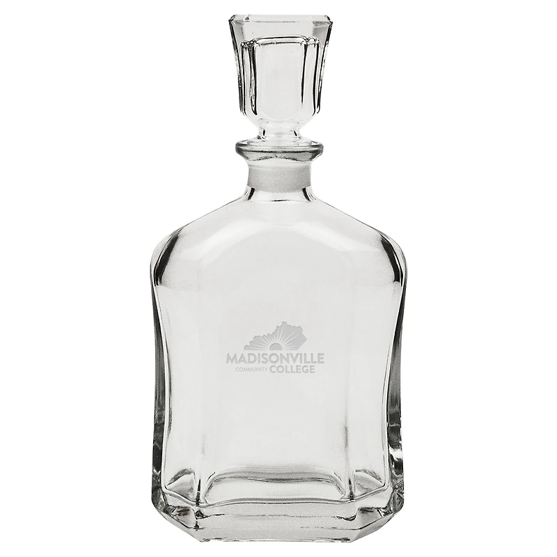 Madisonville Community College 23.75oz. Crystal Whisky Decanter
