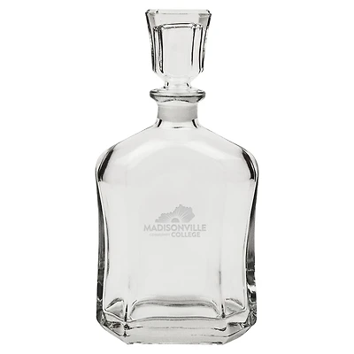 Madisonville Community College 23.75oz. Crystal Whisky Decanter