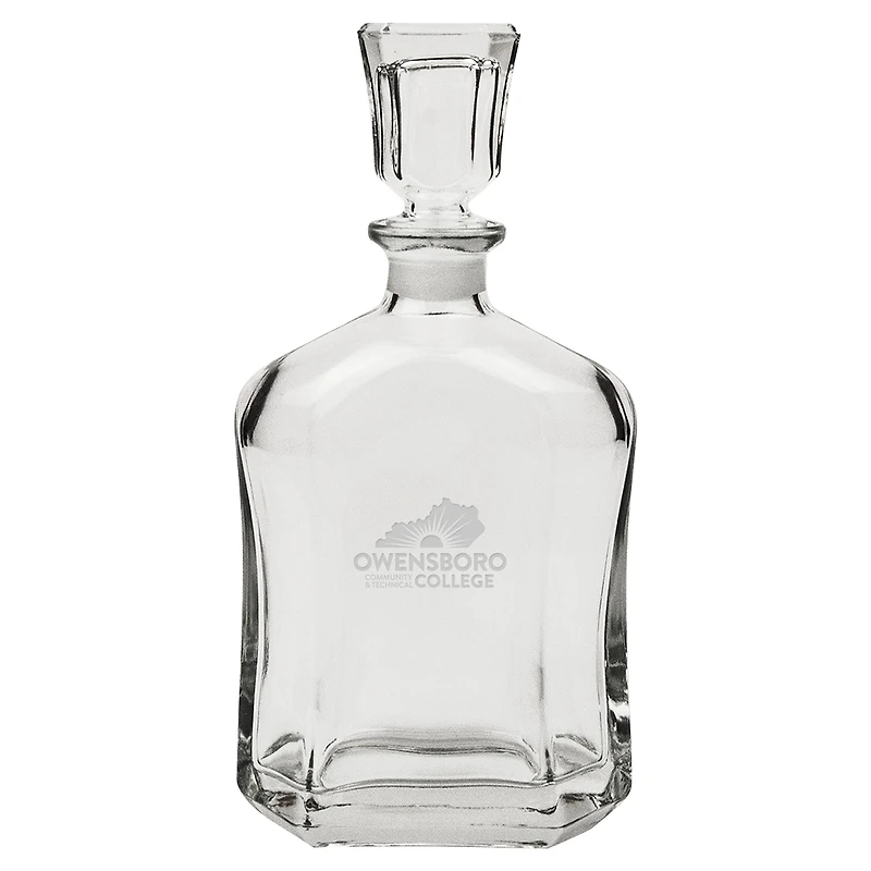 Owensboro Community and Technical College 23.75oz. Crystal Whisky Decanter