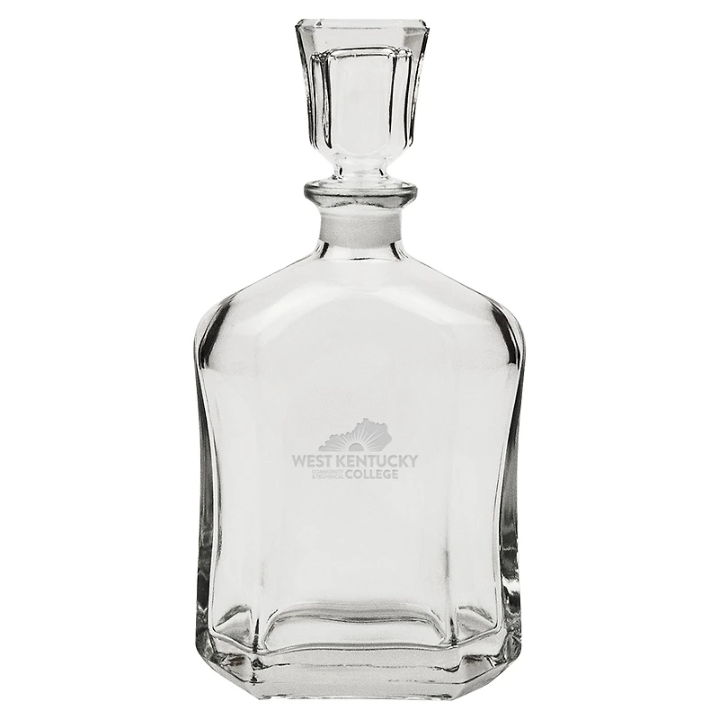West Kentucky Community and Technical College 23.75oz. Crystal Whisky Decanter