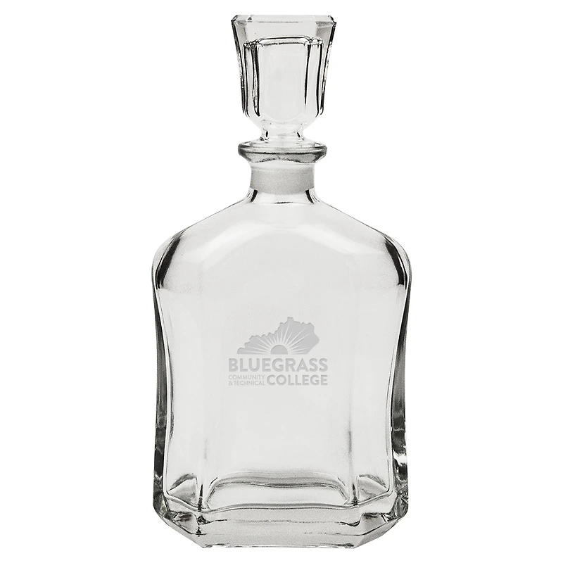 Bluegrass Community and Technical College 23.75oz. Crystal Whisky Decanter