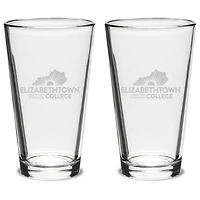 Elizabethtown Community and Technical College 16oz. 2-Piece Classic Pub Glass Set