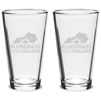 Bluegrass Community and Technical College 16oz. 2-Piece Classic Pub Glass Set