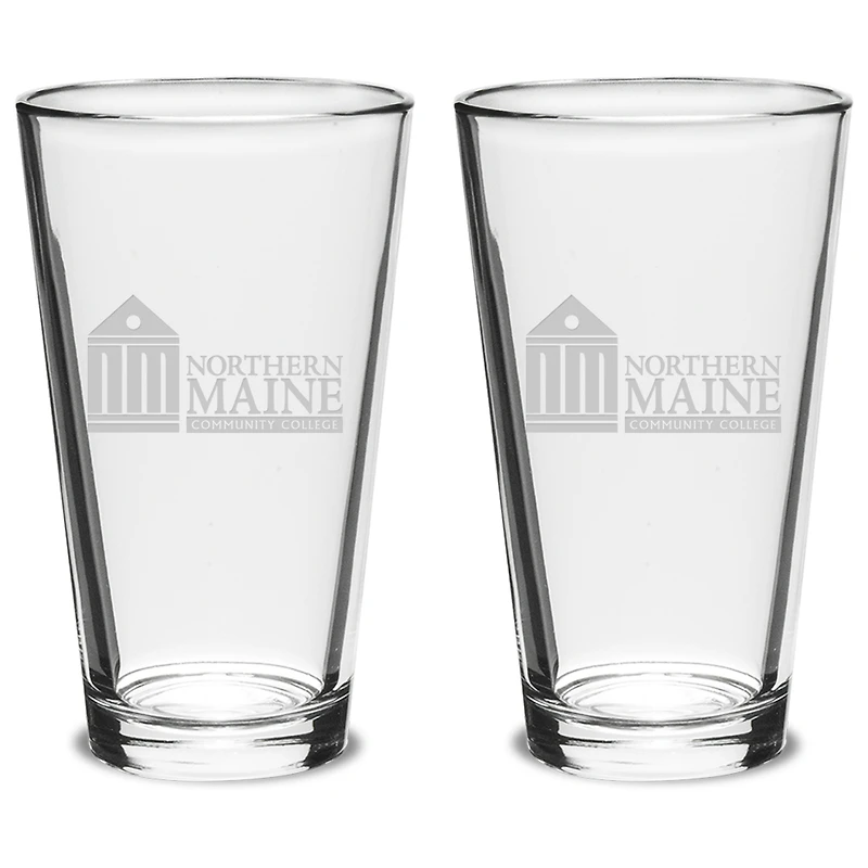 NMCC Falcon 16oz. 2-Piece Classic Pub Glass Set