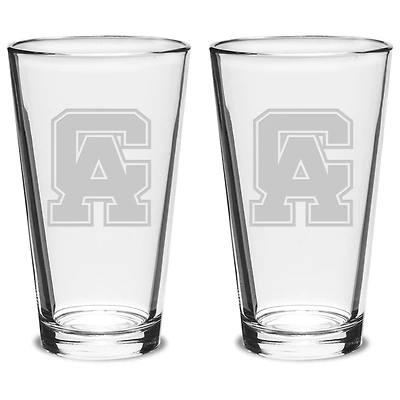 Central Alabama Community College Trojans 16oz. 2-Piece Classic Pub Glass Set