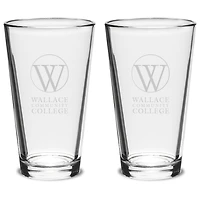 Wallace Governors 16oz. 2-Piece Classic Pub Glass Set