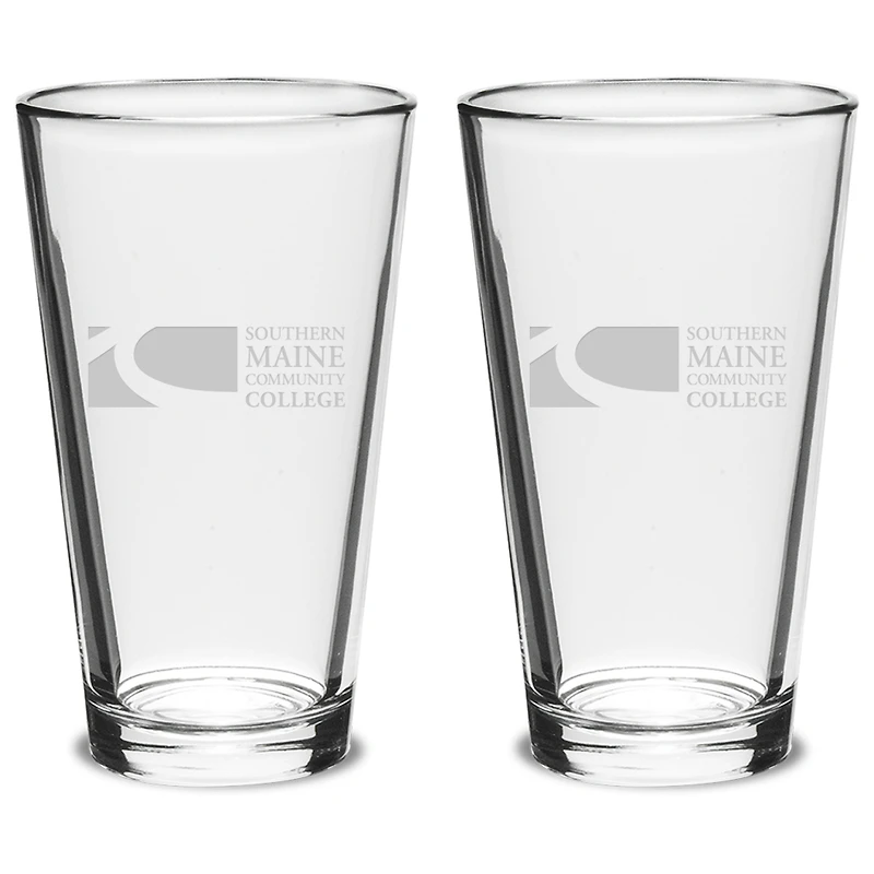 SMCC SeaWolves 16oz. 2-Piece Classic Pub Glass Set