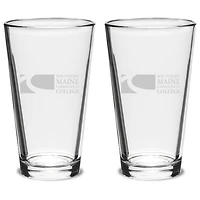 SMCC SeaWolves 16oz. 2-Piece Classic Pub Glass Set