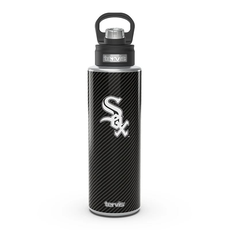 Tervis Chicago White Sox 40oz. Carbon Fiber Wide Mouth Water Bottle