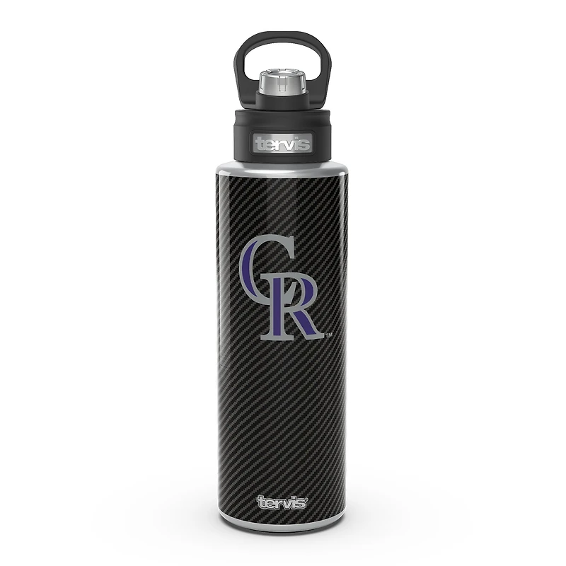 Tervis Colorado Rockies 40oz. Carbon Fiber Wide Mouth Water Bottle