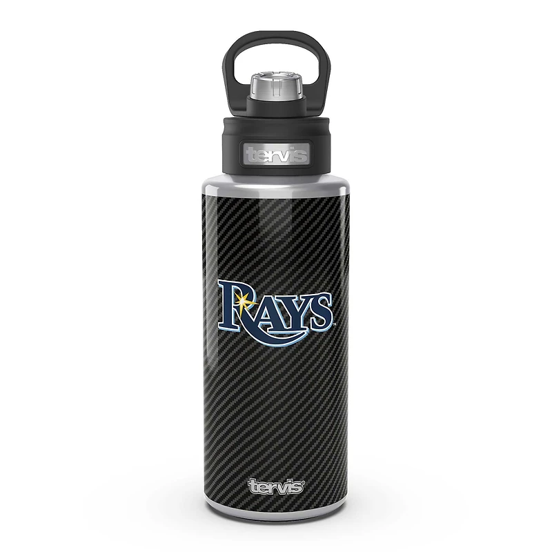 Tervis Tampa Bay Rays 32oz. Carbon Fiber Wide Mouth Bottle