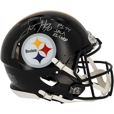 T.J. Watt Pittsburgh Steelers Autographed Riddell Speed Authentic Helmet with "Pitt Sack Record" Inscription