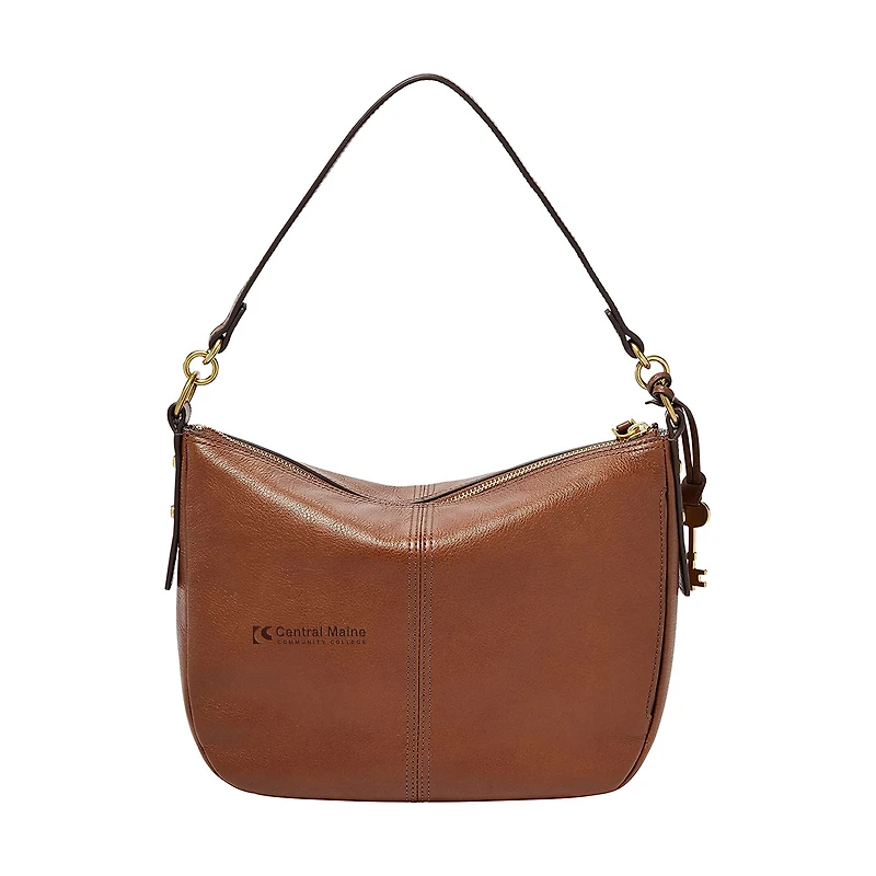 Women's Fossil  Brown Central Maine Community College Jolie Crossbody Bag