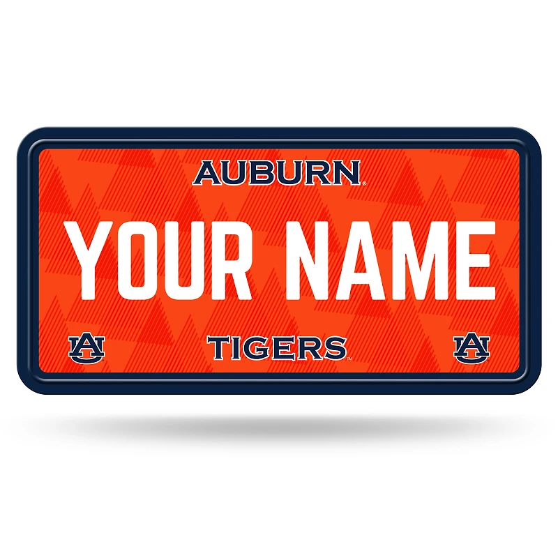 Auburn Tigers 6" x 12" Personalized License Plate