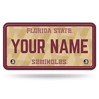 Florida State Seminoles 6" x 12" Personalized License Plate