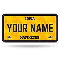 Iowa Hawkeyes 6" x 12" Personalized License Plate
