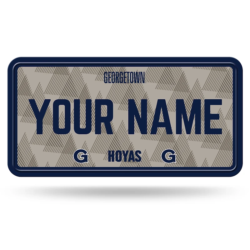 Georgetown Hoyas 6" x 12" Personalized License Plate