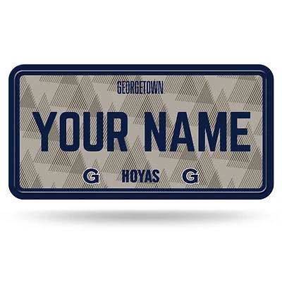 Georgetown Hoyas 6" x 12" Personalized License Plate